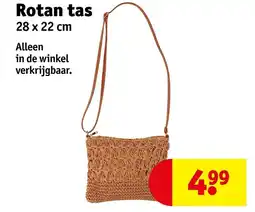 Kruidvat Rotan tas aanbieding