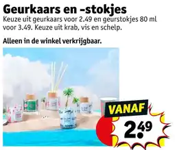 Kruidvat Geurkaars en stokjes aanbieding