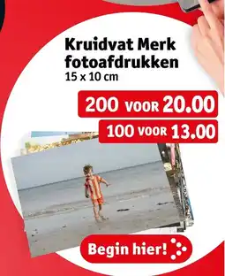 Kruidvat Kruidvat Merk fotoafdrukken aanbieding