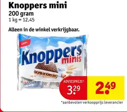 Kruidvat Knoppers mini aanbieding