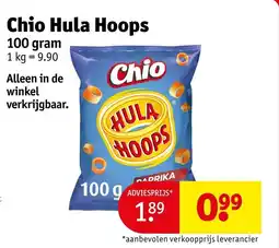 Kruidvat Chio hula hoops aanbieding