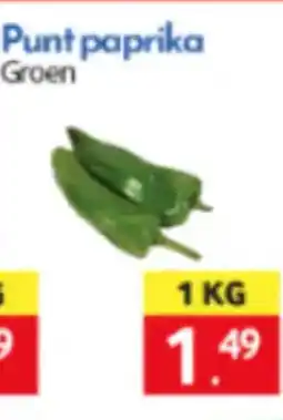 Tanger Markt Punt paprika aanbieding