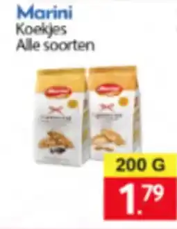 Tanger Markt Marini koekjes aanbieding