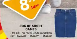 Trafic Rok of short dames aanbieding