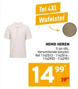 Trafic Hemd heren aanbieding