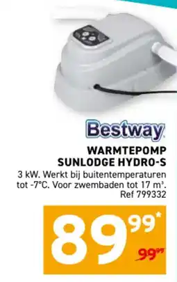 Trafic Bestway warmtepomp sunlodge hydro-S aanbieding