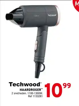Trafic Techwood haardroger aanbieding