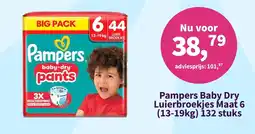 Plein.nl Pampers Baby Dry Luierbroekjes Maat 6 aanbieding