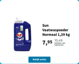 Plein.nl Sun Vaatwaspoeder aanbieding