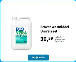 Plein.nl Ecover wasmiddel universeel aanbieding