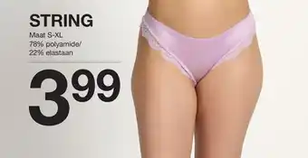 Zeeman String aanbieding