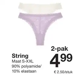 Zeeman String aanbieding