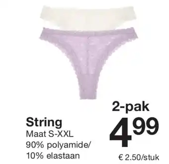 String