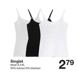 Zeeman Singlet aanbieding