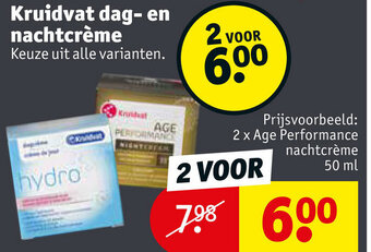 Kruidvat Dag- en nachtcreme 50ml aanbieding