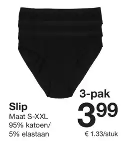 Zeeman Slip aanbieding