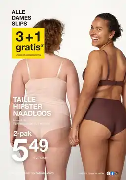 Zeeman Taille hipster naadloos aanbieding