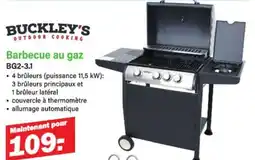 Van Cranenbroek Buckley's Outdoor Cooking Barbecue au Gaz aanbieding