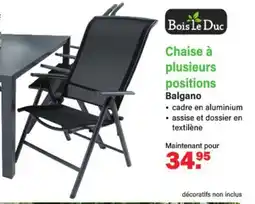 Van Cranenbroek Chaise à Plusieurs Positions Balgano aanbieding