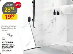 Brico VLOER-EN WANDTEGEL STATUARIO aanbieding