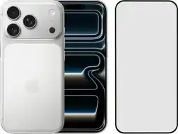 Coolblue Apple iPhone 17 Pro 256GB Zilver + BlueBuilt Screenprotector Glas aanbieding