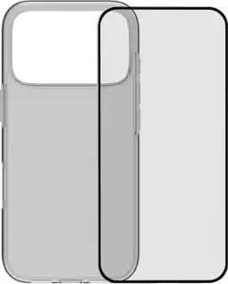 Coolblue BlueBuilt Back Cover iPhone 17 Pro Transparant + BlueBuilt iPhone 17 Pro Screenprotector Glas aanbieding