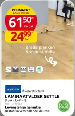 Brico Laminaatvloer settle aanbieding