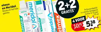 Kruidvat Elmex en Meridol 75ml aanbieding