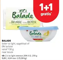 Spar BALADE boter so light, opgeklopt aanbieding