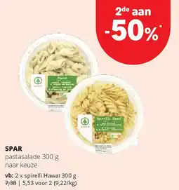 Spar SPAR pastasalade aanbieding