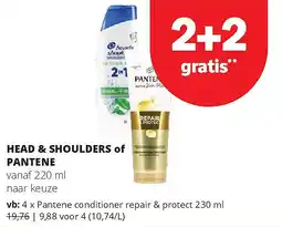 Spar HEAD & SHOULDERS of PANTENE aanbieding