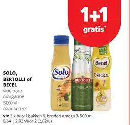Spar SOLO, BERTOLLI of BECEL aanbieding
