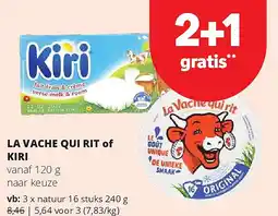 Spar LA VACHE QUI RIT of KIRI aanbieding