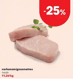 Spar varkensmignonnettes aanbieding