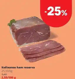 Spar Italiaanse ham reserva aanbieding