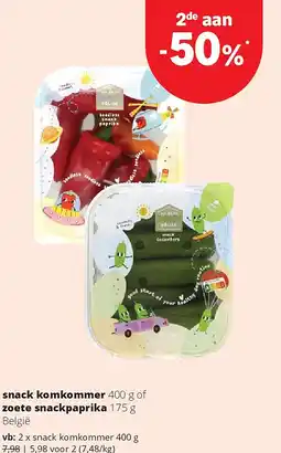 Spar nack komkommer aanbieding