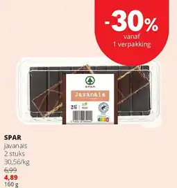 Spar SPAR javanais 2 stuks aanbieding