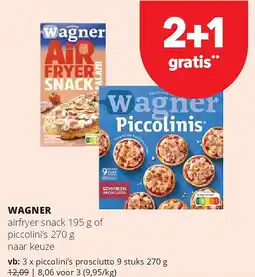 Spar WAGNER airfryer snack aanbieding