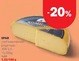 Spar SPAR chef kaasmeester jonge kaas aanbieding