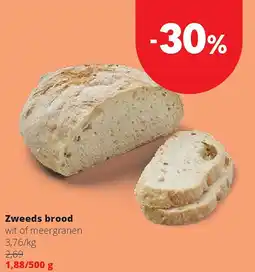 Spar Zweeds brood aanbieding