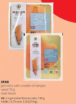 Spar SPAR gerookte zalm sneden of reepjes vanaf aanbieding
