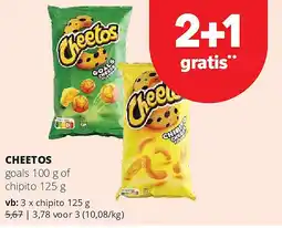 Spar CHEETOS goals aanbieding