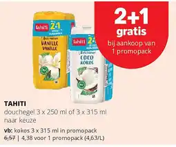 Spar TAHITI douchegel aanbieding