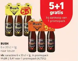 Spar BUSH aanbieding