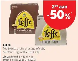 Spar LEFFE fles blond aanbieding