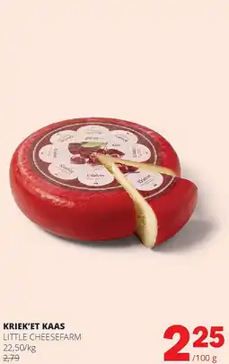 Spar KRIEK’ET KAAS aanbieding