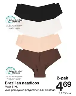 Zeeman Brazilian naadloos aanbieding