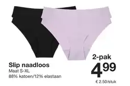 Zeeman Slip naadloos aanbieding