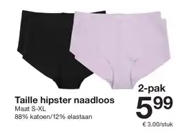 Zeeman Taille hipster naadloos aanbieding