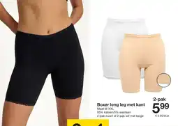 Zeeman Boxer long leg met kant aanbieding